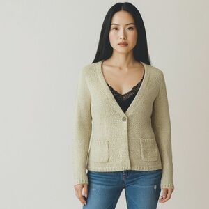 LOFT Mohair/Wool Blend Cardigan Sweater